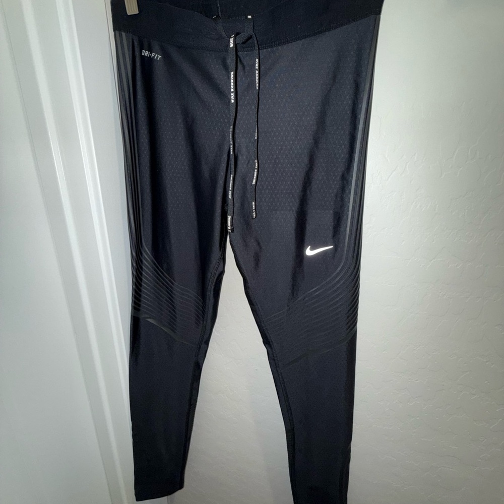 Nike Black Dri-FIT Power Speed running Leggings women’s Medium like new